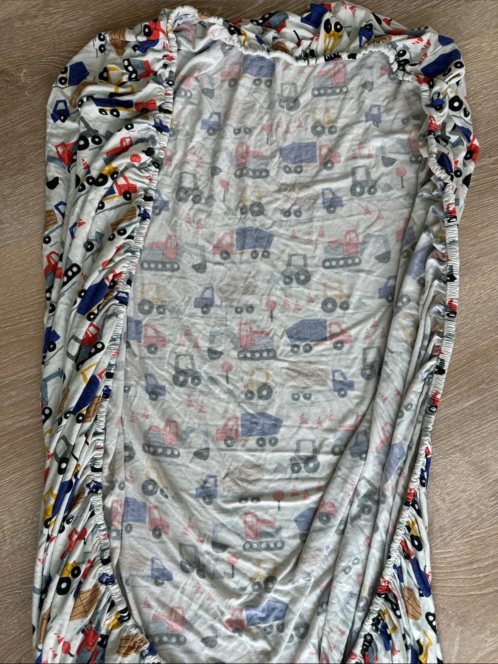 Little Sleepies Construction Crib Sheet Bamboo Fitted Truck Nursery